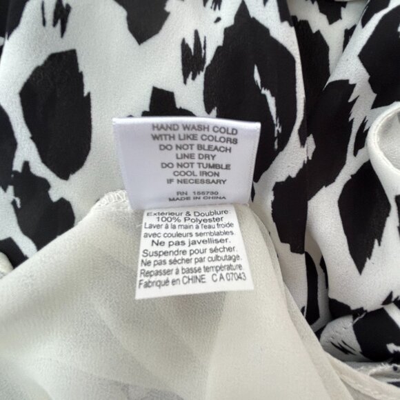 Rose + Olive Chic leopard print sleeveless top - women's medium M - Picture 8 of 11